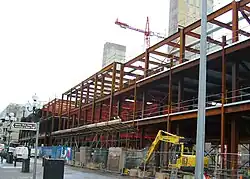 Construction along The Hayes in April 2008