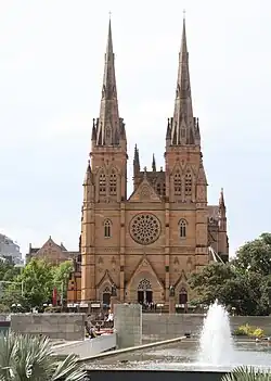 The Roman Catholic Archdioceses of Perth and Sydney, the latter of which is pictured, hold reserve seats on the Board of Trustees.