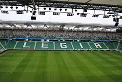 The eastern stand named after Kazimierz Deyna