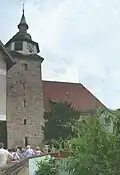 Stadtkirche Untertürkheim mit Grieshaber-Altarwand