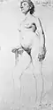 Standing Female Nude at the Metropolitan Museum of Art, 1889