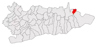 Location in Călărași County