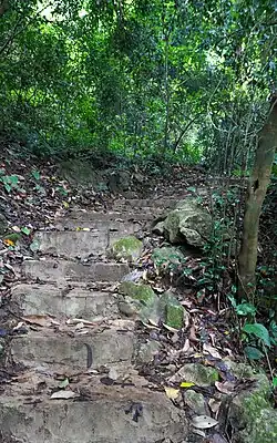 Steps leading into the core sanctuary