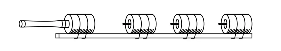 Gestreckte Ladung: improvised bangalore torpedo using the Stielhandgranate 24