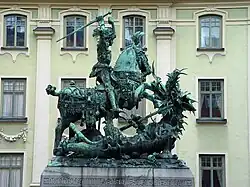 Saint George and Dragon in Stockholm