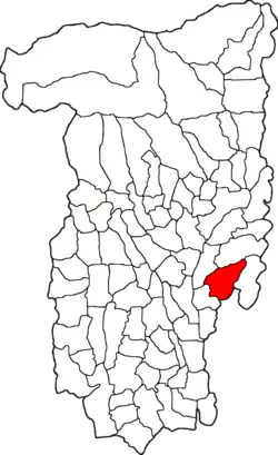 Location in Vâlcea County