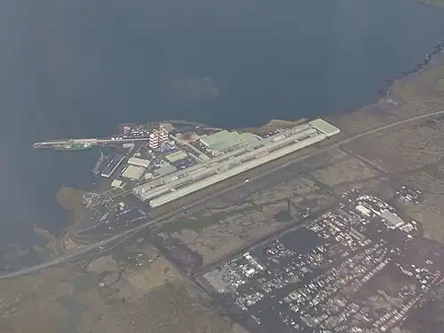 Straumsvik aluminum smelter in Iceland