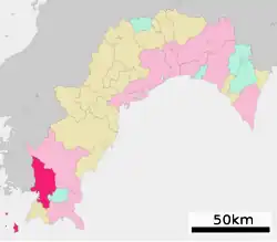 Location of Sukumo