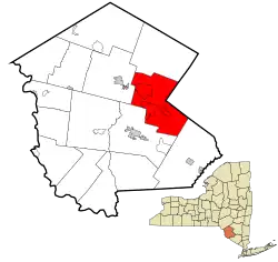 Location within Sullivan County, New York