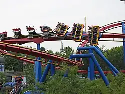 A train navigating the inline twist