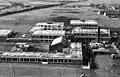 Aerial view of Sutherland High School in 1977