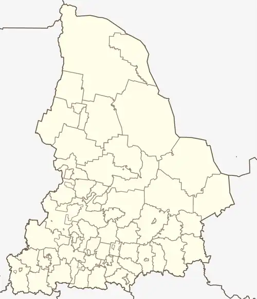 Yekaterinburg is located in Sverdlovsk Oblast