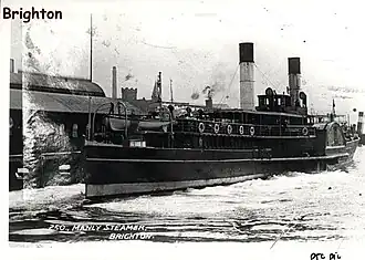 Opulent Manly ferry Brighton (1883-1916) was the largest paddle steamer ferry on Sydney Harbour