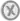 Gray X symbol
