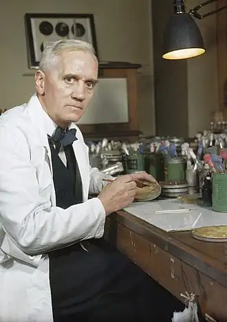 Alexander Fleming (1948), recipient of Nobel Prize in Medicine in 1945