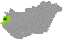 Szombathely District within Hungary and Vas County.