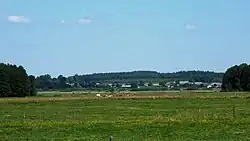 View of Szymany from the south