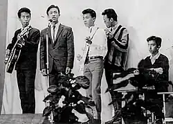 The Hillians - (from left) - K. K. Gurung, Peter Karthak, Mark Karthak, Phurba Tshering and Ranjit Gazmer