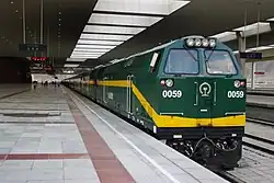 NJ2-0059 at Lhasa railway station