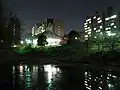 Suzukakedai campus at night