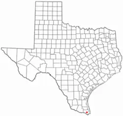 Location of Indian Lake, Texas