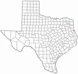 Location of Joaquin, Texas