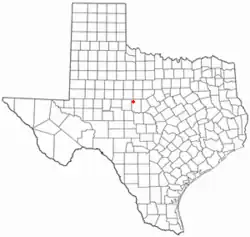 Location of Novice, Texas