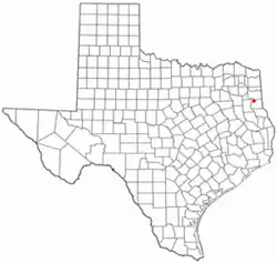 Location of Tatum, Texas