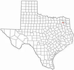 Location of Winnsboro, Texas