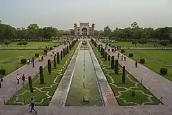 Image 5Mughal-style courtyard garden at Agra Fort (from History of gardening)