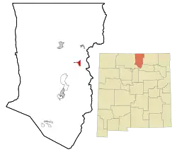 Location of Taos Ski Valley, New Mexico