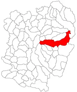 Location in Caraș-Severin County