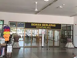Departure hall
