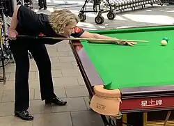 Snooker player Tessa Davidson