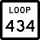 State Highway Loop 434 marker
