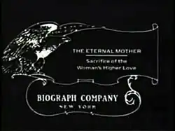 Black and white title card showing the film's title