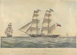 Her replacement the Camden, built 1809, bought 1838