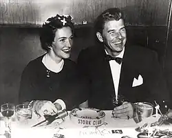 The Reagans at The Stork Club in New York City, 1952