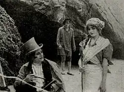 Black and white film still from 1912