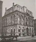 The fourth courthouse located on Seneca Street built in 1875