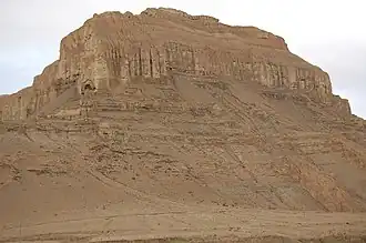 Caves near Tholing Monastery (Tibet).