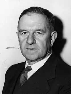 black and white portrait photo of a man