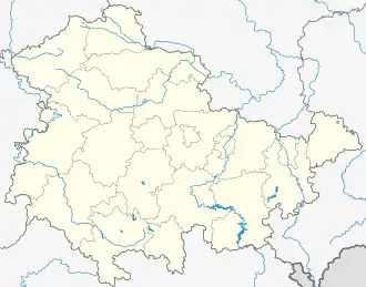 Weimar is located in Thuringia