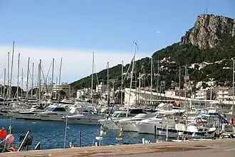 The L'Estartit port, and Roca Maura