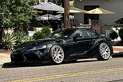 Toyota GR Supra with aftermarket BBS CH-R wheels
