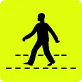 Π-21 Pedestrian crossing