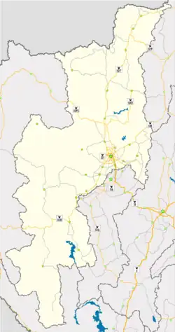 Bhubing Palace is located in Chiang Mai Province