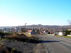 View from the northeast