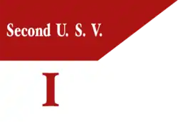 Digital reconstruction of the guidon carried by Company I of 2nd United States Volunteer Cavalry, 1898[70]