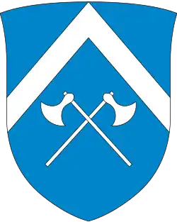 Coat of arms of Tysnes Municipality (1971-2019)